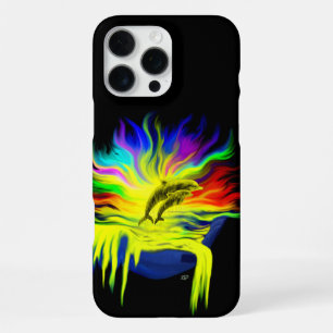 Coque iPhone 16 Pro Max Les dauphins sous le soleil avec la main