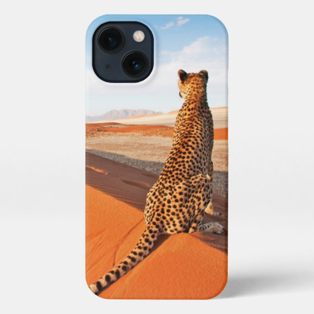 Coque iPhone Les déserts | Désert de Cheetah Savannah (Verso)