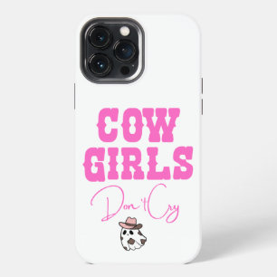 Etui iPhone 13 Pro Max Les filles de vache ne pleurent pas étui téléphoni
