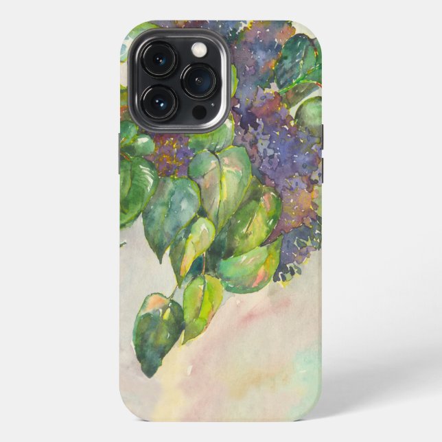 Coque iPhone les fleurs de lilas (Verso)