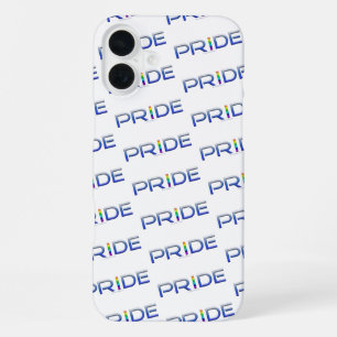 Coque iPhone 16 Plus Les lettres métalliques du mot de fierté de Slippe
