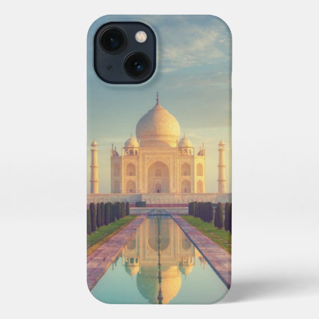 Coque iPhone Les monuments | Couleurs du Taj Mahal (Verso)