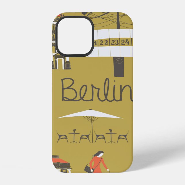 Coque iPhone Les monuments de Berlin (Verso)