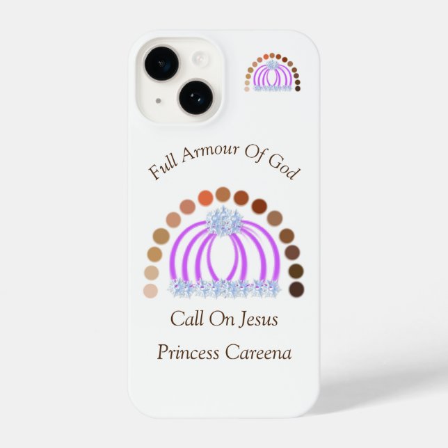 Coque iPhone Les nuances d'une princesse Fille Pleine Armure de (Verso)