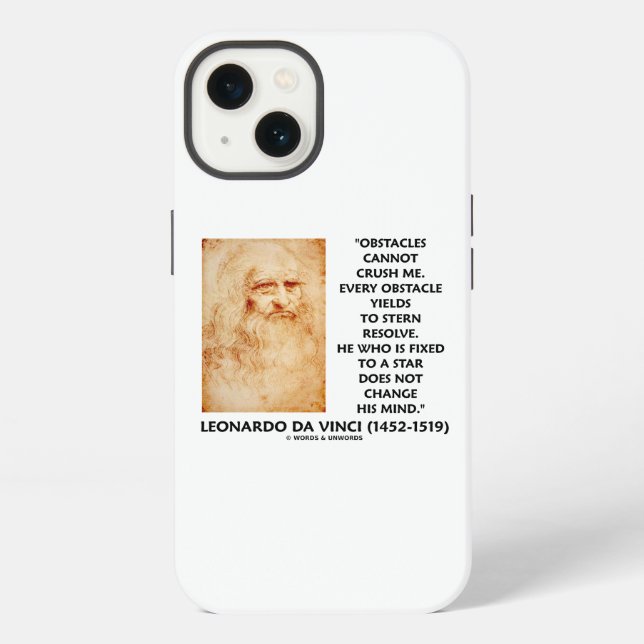 Coque iPhone Les obstacles ne peuvent pas m'écraser Fixé à une  (Verso)