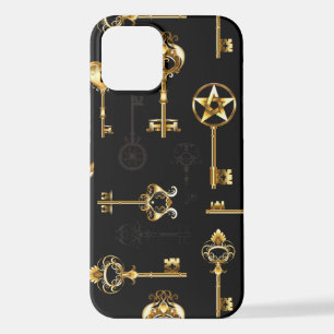 Coque iPhone 12 Les Patters de Seamless avec Golden Keys