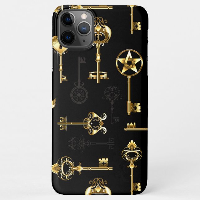 Coque iPhone Les Patters de Seamless avec Golden Keys (Dos)