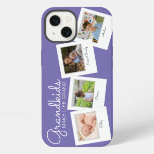 Etui iPhone 13 Les petits-enfants pourpres font la vie des grands