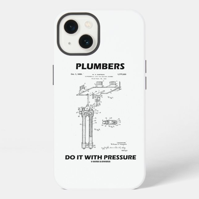 Coque iPhone Les plombiers le font avec pression Hoffman différ (Verso)