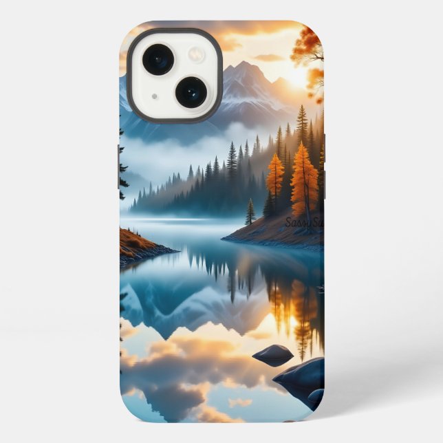 Coque iPhone Les réflexions de la nature (Verso)