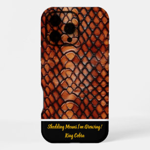 Coque iPhone 16 Pro Max Les textures complexes des peaux de serpent qui se