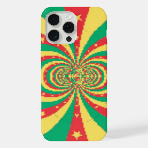 Coque iPhone 15 Pro Max L'Esprit du Cameroun Drapeau des Lions Indomptab