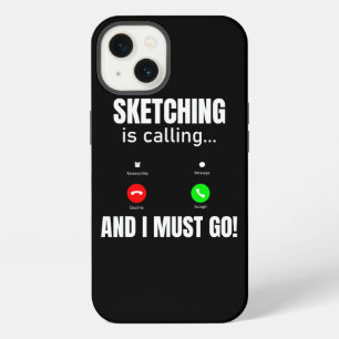 Etui iPhone 13 L'Esquisse Est En Train D'Appeler Et Je Dois Y All