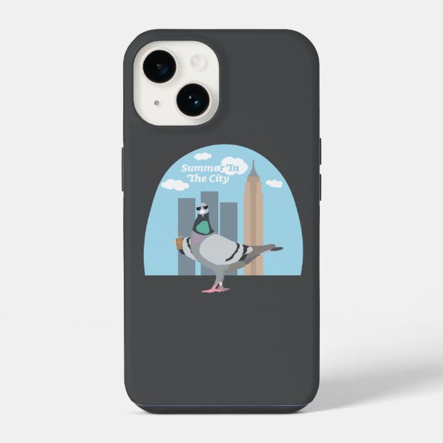 Coque iPhone L'été en ville (Verso)