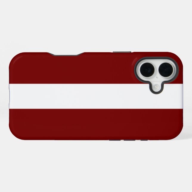 Coque iPhone Lettonie (Verso Horizontal)