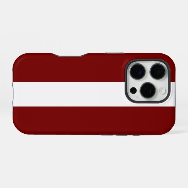Coque iPhone Lettonie (Verso Horizontal)