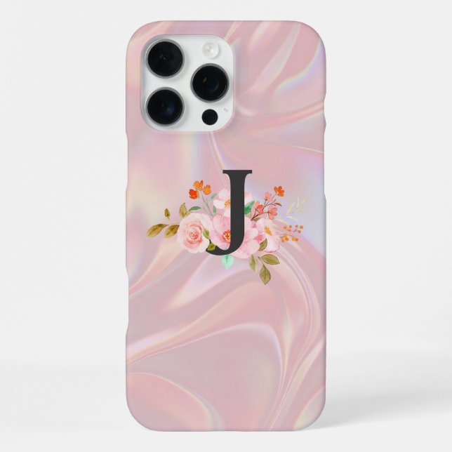 Coque iPhone Lettre J (Verso)