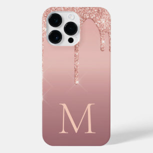 Coque Pour Pour iPhone 14 Pro Max LETTRE MONÂTRE Rose Parties scintillant Brou coque