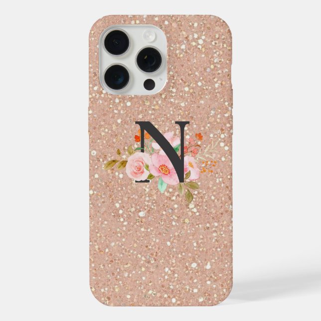 Coque iPhone Lettre N (Verso)