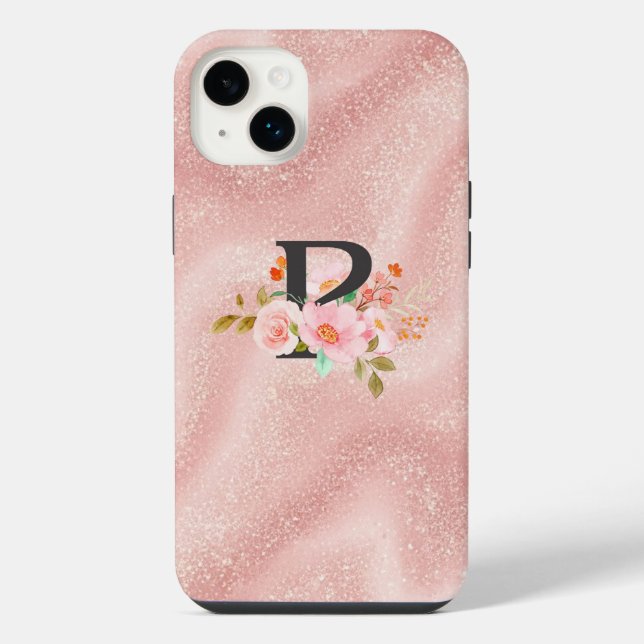Coque iPhone Lettre P (Verso)