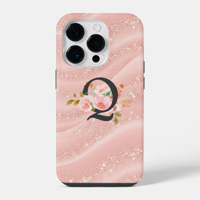 Coque iPhone Lettre Q (Verso)
