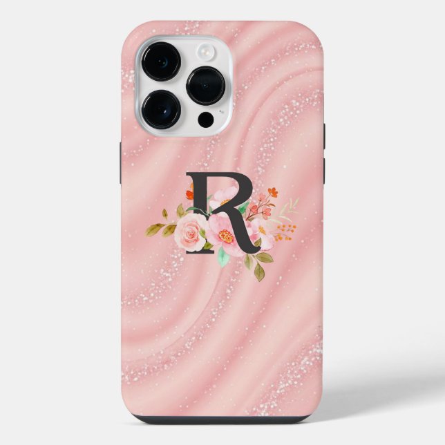 Coque iPhone Lettre R (Verso)