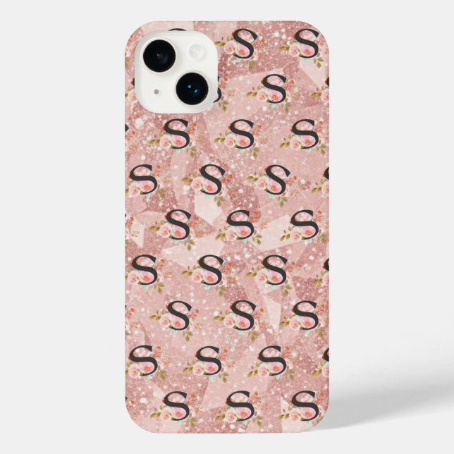 Coque iPhone Lettre S (Verso)