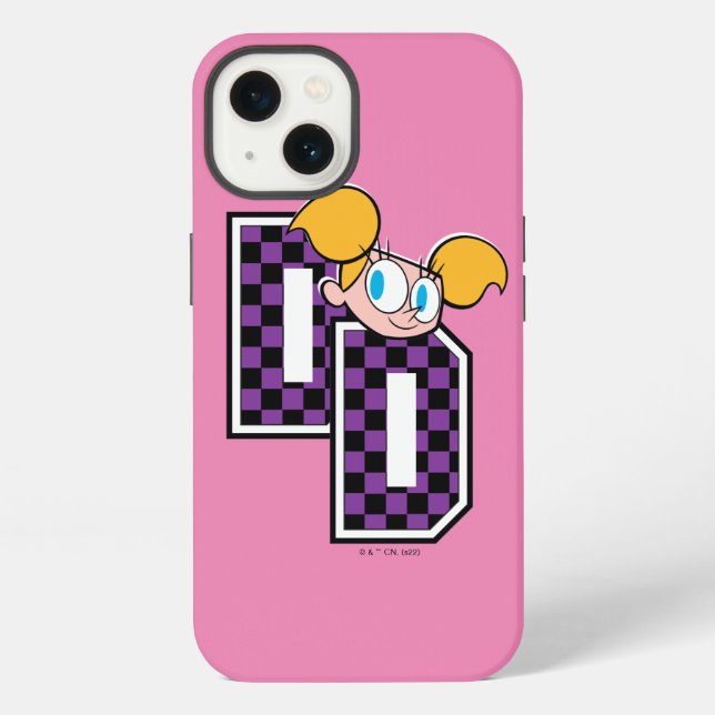 Coque iPhone Lettres Athlétiques Graphiques Dee Dee (Verso)