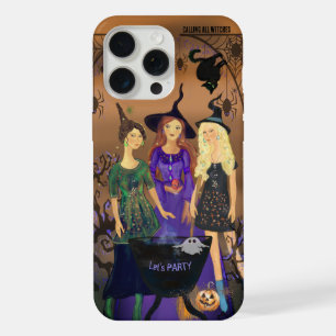 Coque iPhone 15 Pro Max L'étui de téléphone des sorcières d'Halloween effr