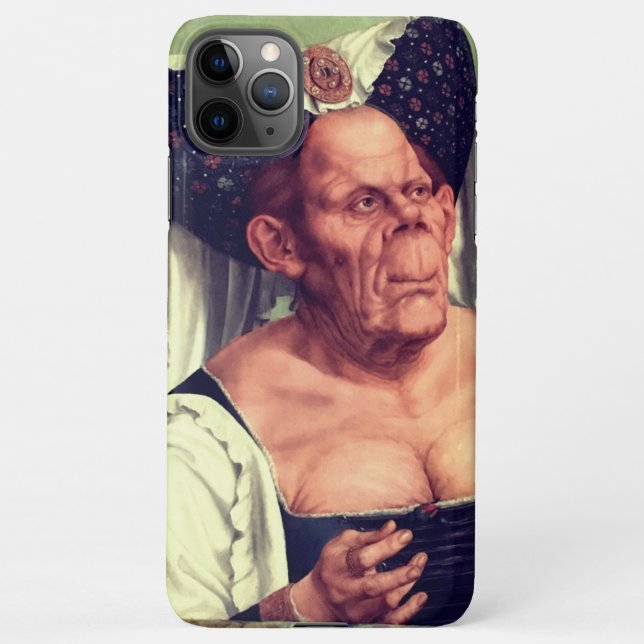 Coque iPhone L'étui téléphonique d'Ugly Duchess (Dos)