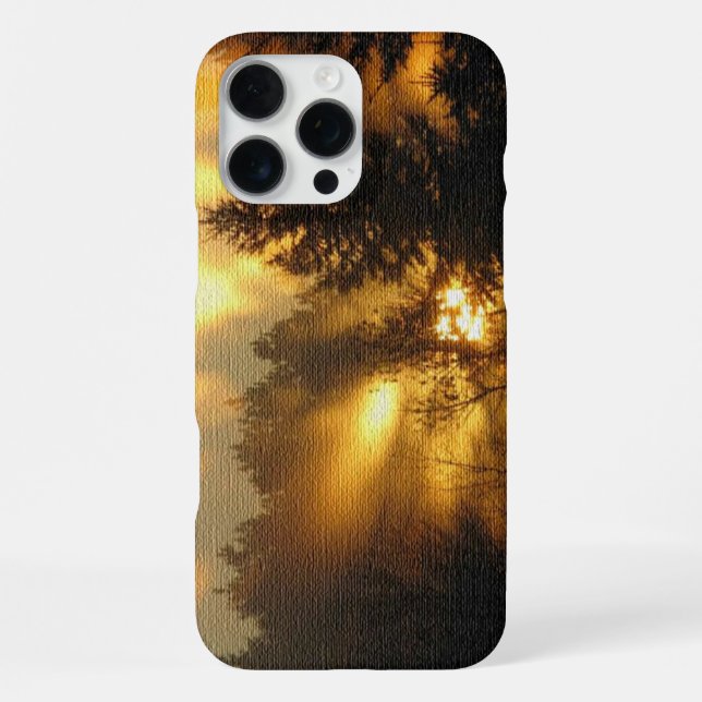 Coque iPhone Lever du soleil (Verso)