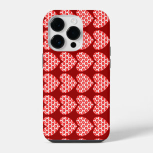 Coque Pour iPhone 14 Pro Lèvres qui s'embrassent coeurs