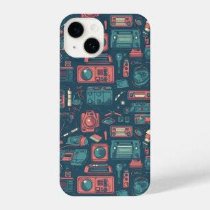 Coque Pour iPhone 14 L'explosion du passé : la technologie des années 8