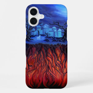 Coque iPhone 16 Plus L'heure des sorciers, entre le Ciel et l'Enfer