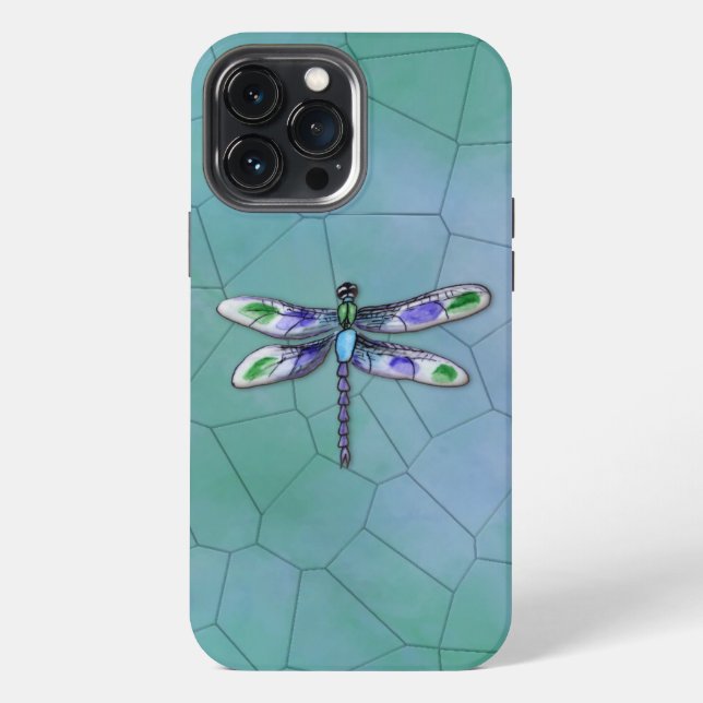 Coque iPhone Libellule d'été (Verso)