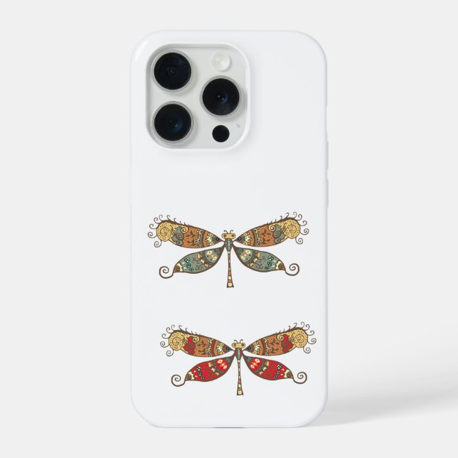 Coque iPhone Libellule Ornementale Monstre (Verso)