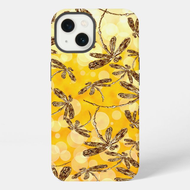 Coque iPhone Libellule Sunshine (Verso)