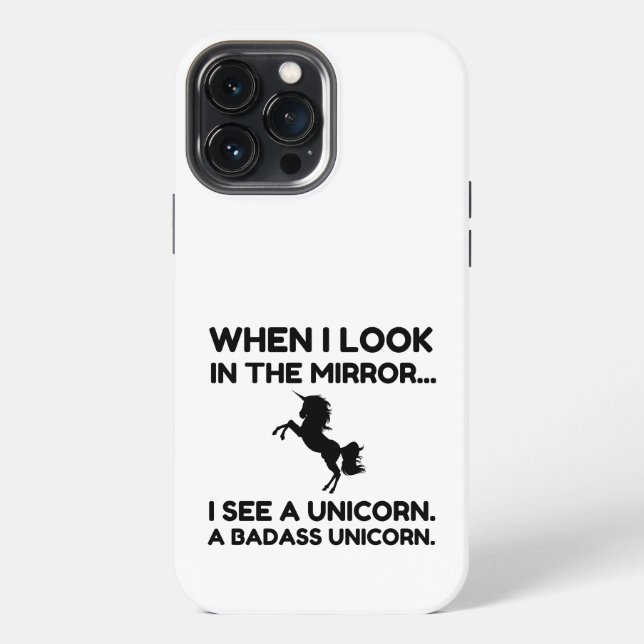 COQUE iPhone LICORNE BADASS (Verso)