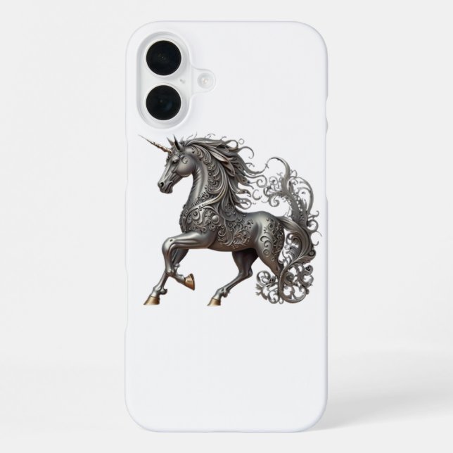 COQUE iPhone LICORNE D'ARGENT (Verso)