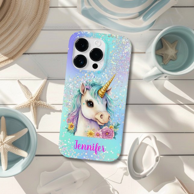 Coque iPhone Licorne Magique Étincelle (Créateur téléchargé)