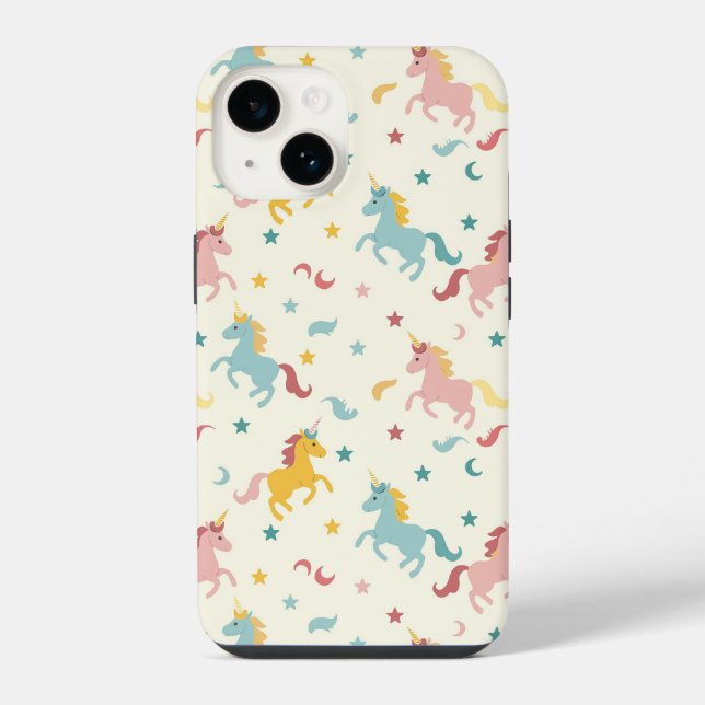 Coque iPhone Licorne mignonne  (Verso)