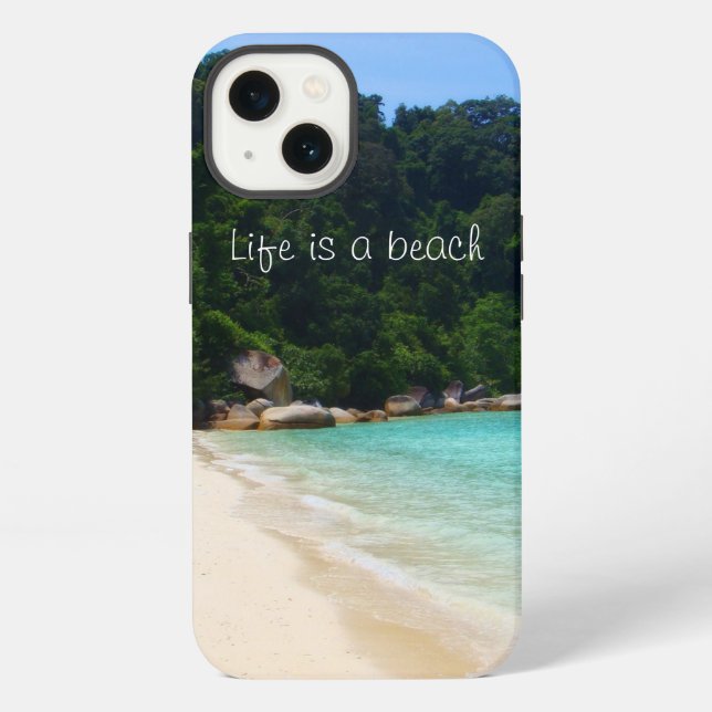 Coque iPhone Life is a Beach Case-Mate iPhone Case (Verso)