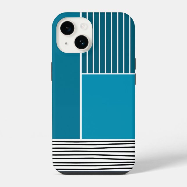 Coque iPhone Lignes abstraites  (Verso)