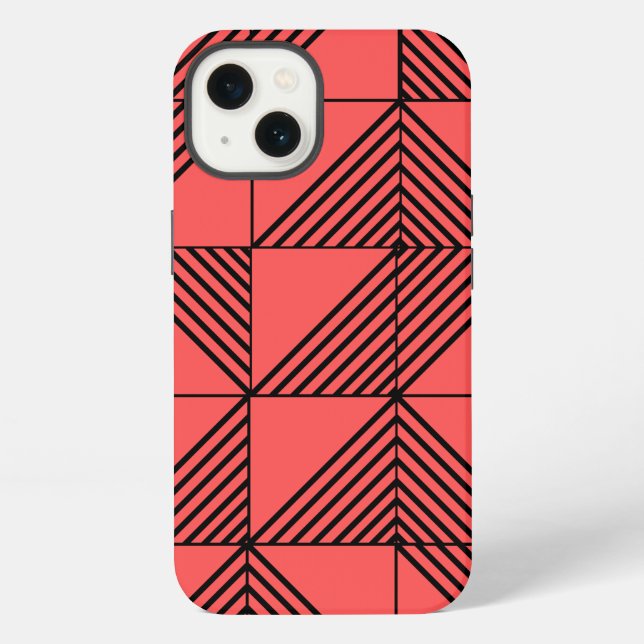 Coque iPhone Lignes Art déco  (Verso)