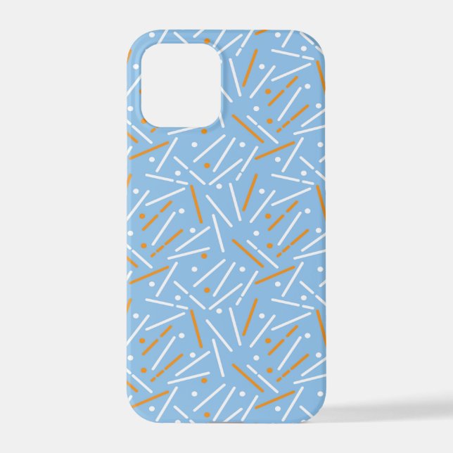 Coque iPhone Lignes Motif 6 (Verso)