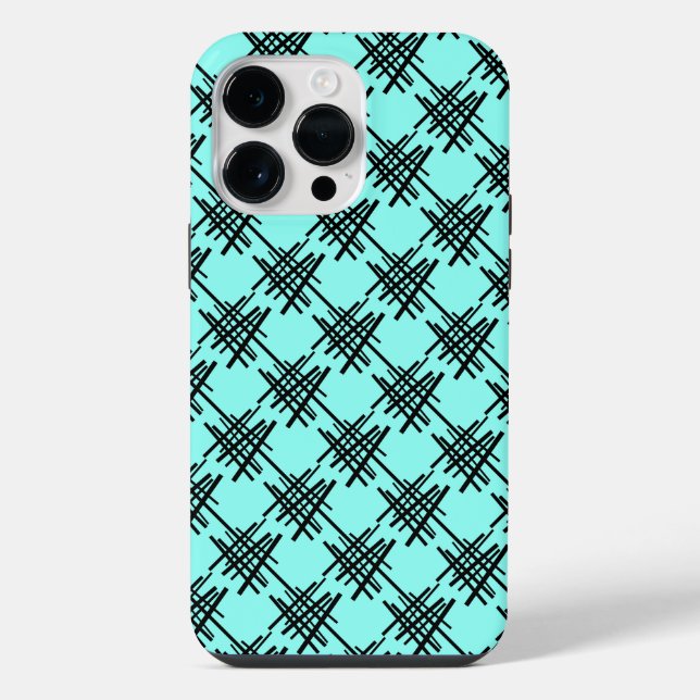 Coque iPhone Lignes Rétro (Verso)