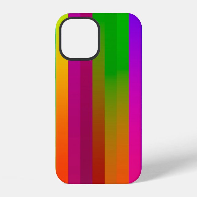 Coque iPhone lignes verticales parallèles simples arrière - pla (Verso)
