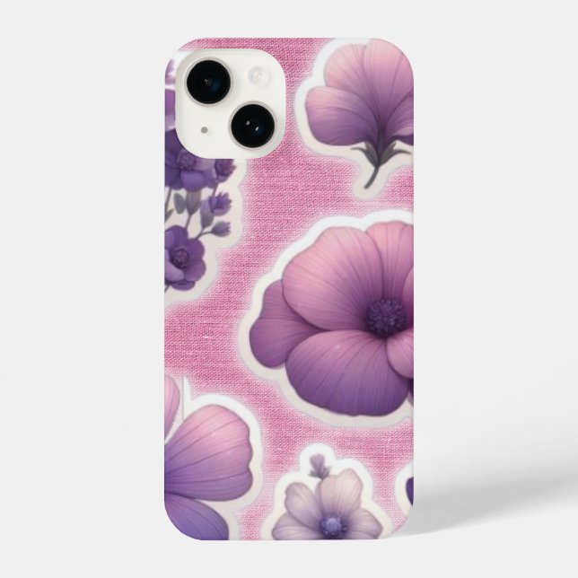 Coque iPhone Lilac Floral Phone Case (Verso)