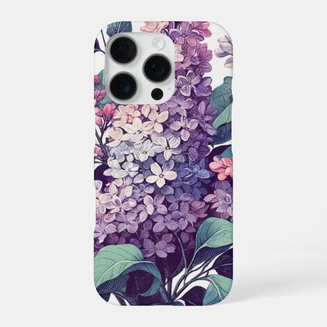 Coque iPhone Lilas Pourpre                                      (Verso)