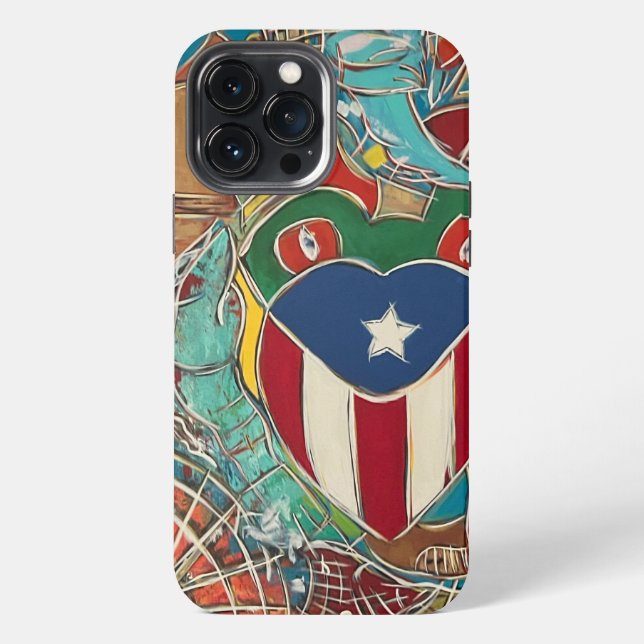 Coque iPhone L'Île - Porto Rico (Verso)
